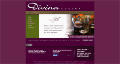 Desktop Screenshot of divinacucinarestaurant.com