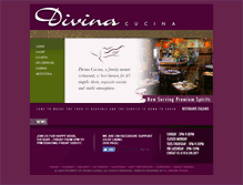 Tablet Screenshot of divinacucinarestaurant.com